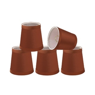 Aspen Creative Hardback Empire Chandelier ClipOn Lamp Shade (4 Pack